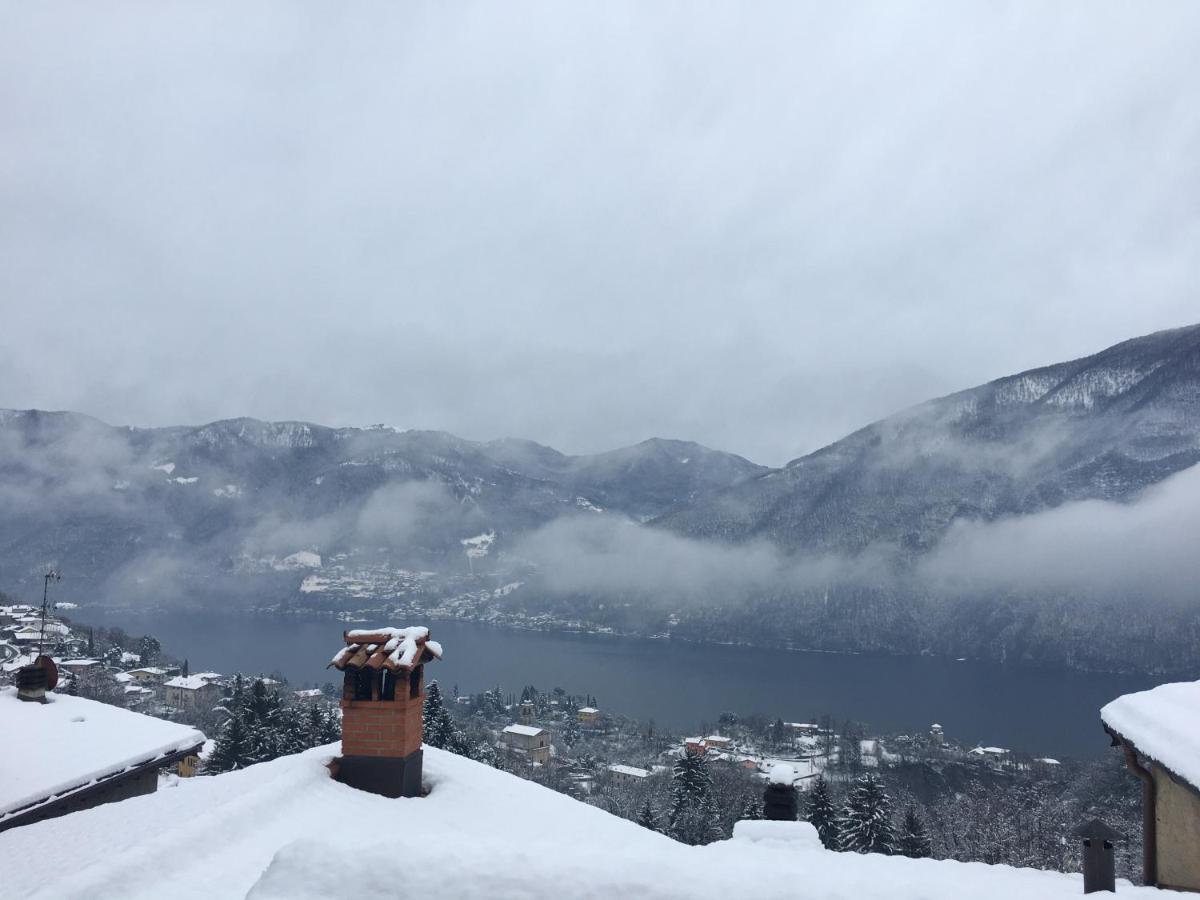 Casa Di Borgo Vista Lago Valsolda Bagian luar foto